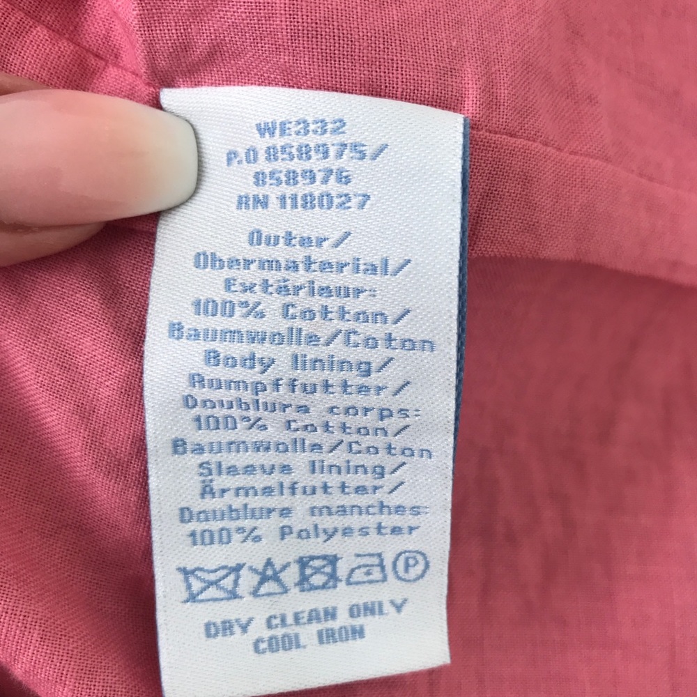 Boden Grey/Brown Pink Hydrangea Floral Print Coat - Picture 7 of 7